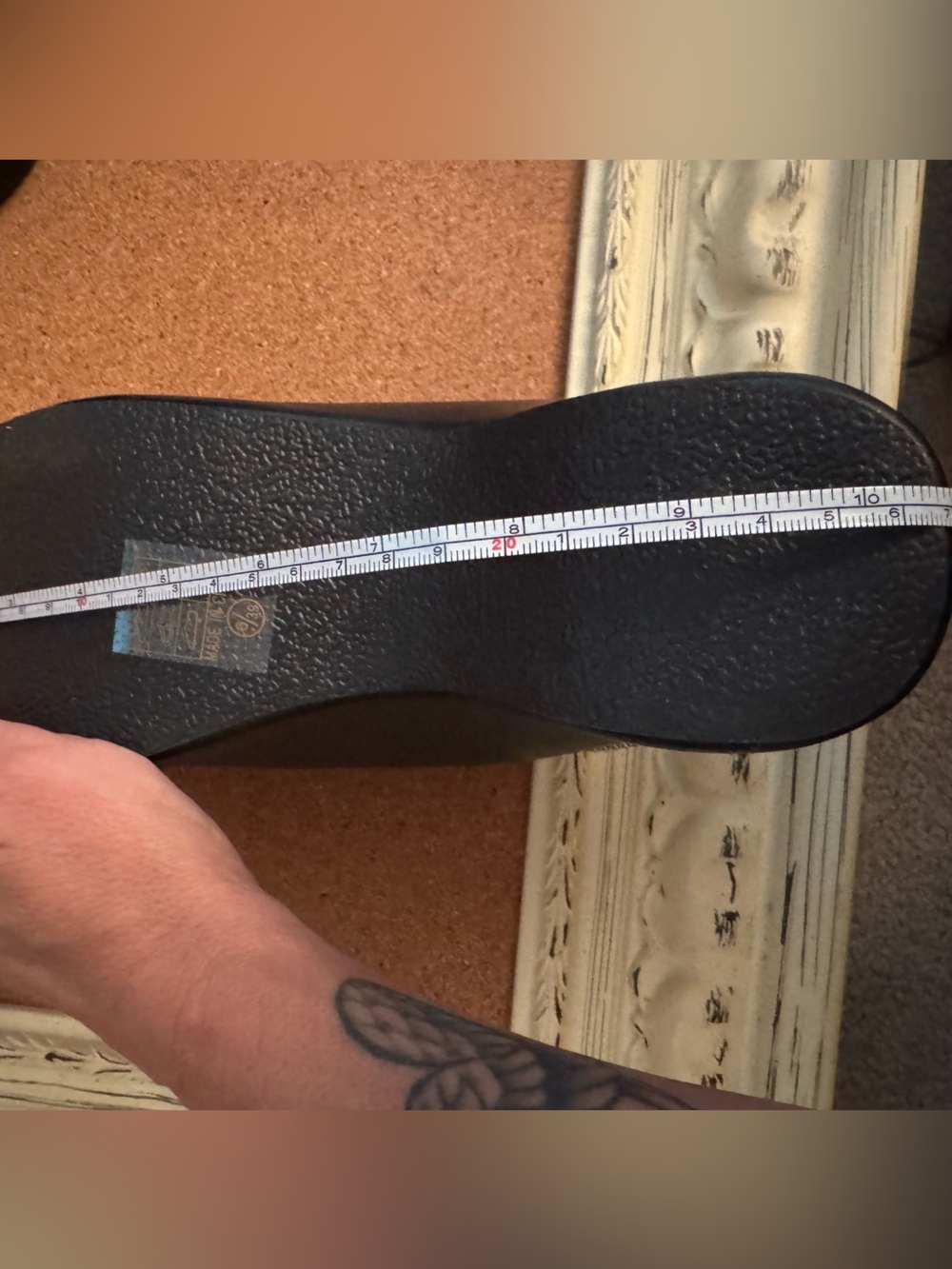 Black Rhinestone-Trim Platform Clogs - Picture 9 of 15